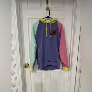 Teddy Fresh men’s L original color block hoodie